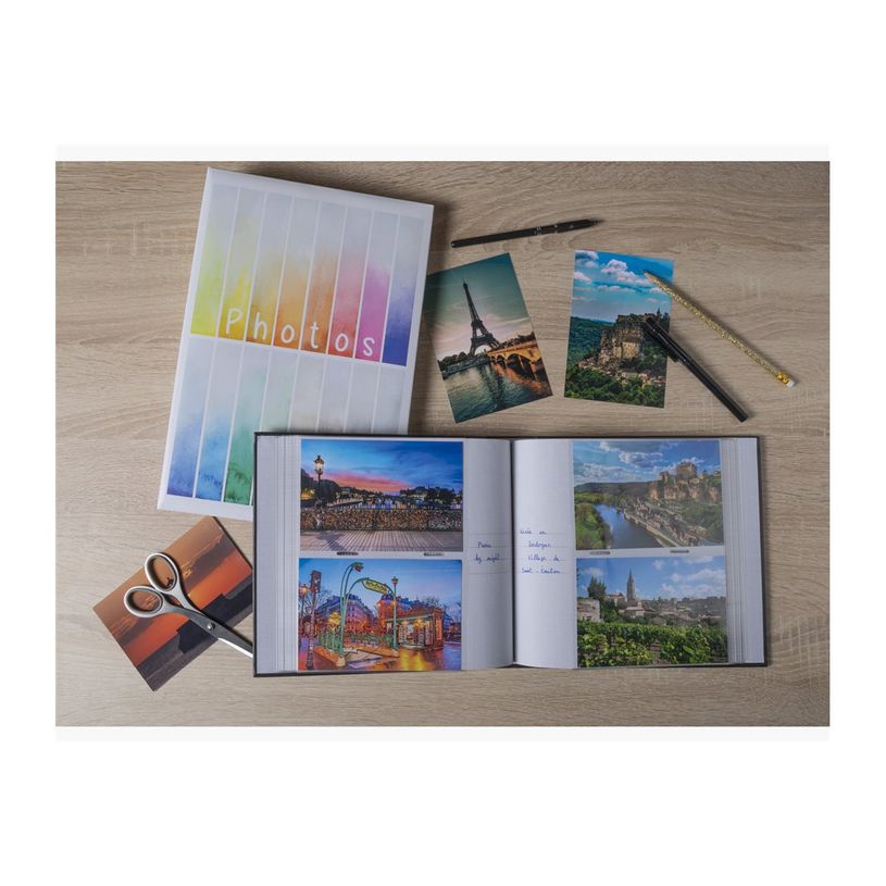 3130630628828-Exacompta Rainbow - Album photos à pochettes 22,5 x 22 cm - pour 200 photos 10 x 15 cm-P_405133353_1-3