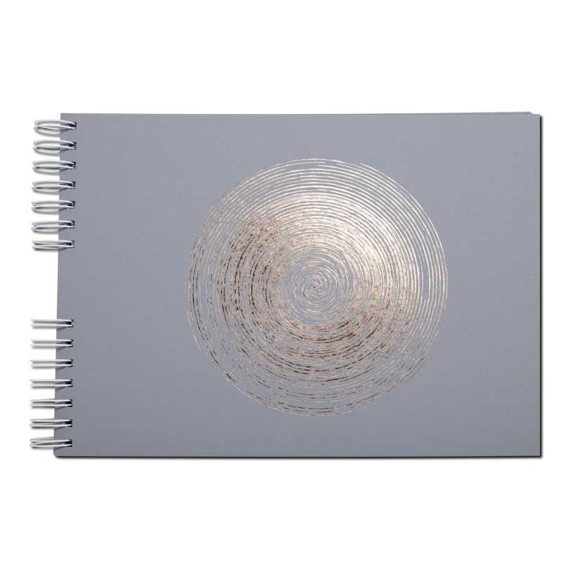 3130630161684-Exacompta Ellipse - Album photos à spirale 32 x 22 cm - 50 pages - gris-P_405133359_1-0