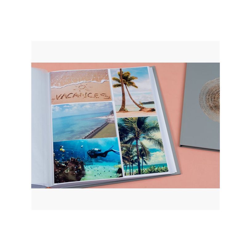 3130630162650-Exacompta Ellipse - Album photos 29 x 32 cm - 60 pages - gris-P_405133362_1-2