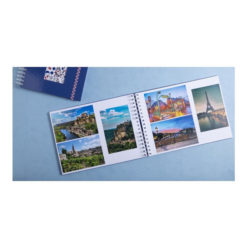 3130630151319-Exacompta French'class - Album photos à spirale 32 x 22 cm - 50 pages - bleu-P_405133369_1-1