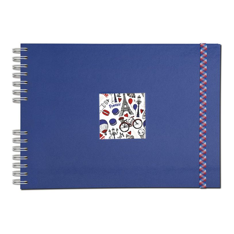 3130630151319-Exacompta French'class - Album photos à spirale 32 x 22 cm - 50 pages - bleu-P_405133369_2-0