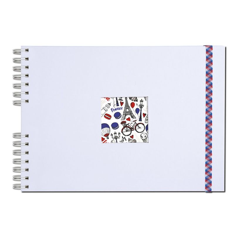 3130630151326-Exacompta French'class - Album photos à spirale 32 x 22 cm - 50 pages - blanc-P_405133370_1-0