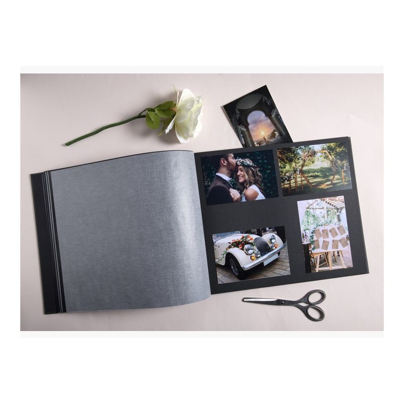 3130630602484-Exacompta Art - Album photos à vis 37 x 29 cm - 40 pages noires - noir-P_405133375_3-5