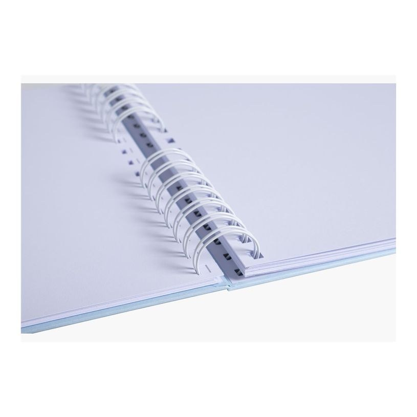 3130630163350-Exacompta Sweet - Album photos à spirale 32 x 22 cm - 50 pages - bleu-P_405133379_4-3
