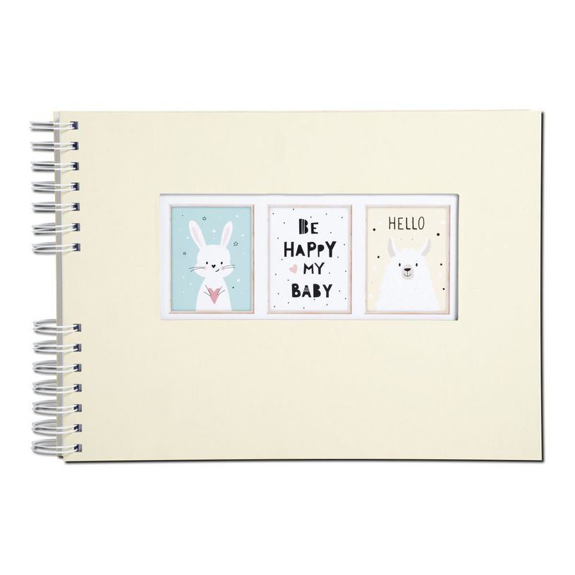 3130630163367-Exacompta Sweet - Album photos à spirale 32 x 22 cm - 50 pages - jaune-P_405133380_2-0