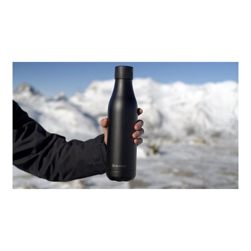3614300022319-Les Artistes Paris - Gourde Bouteille isotherme 750 ml - noir - acier inoxydable-P_405133501_8-1