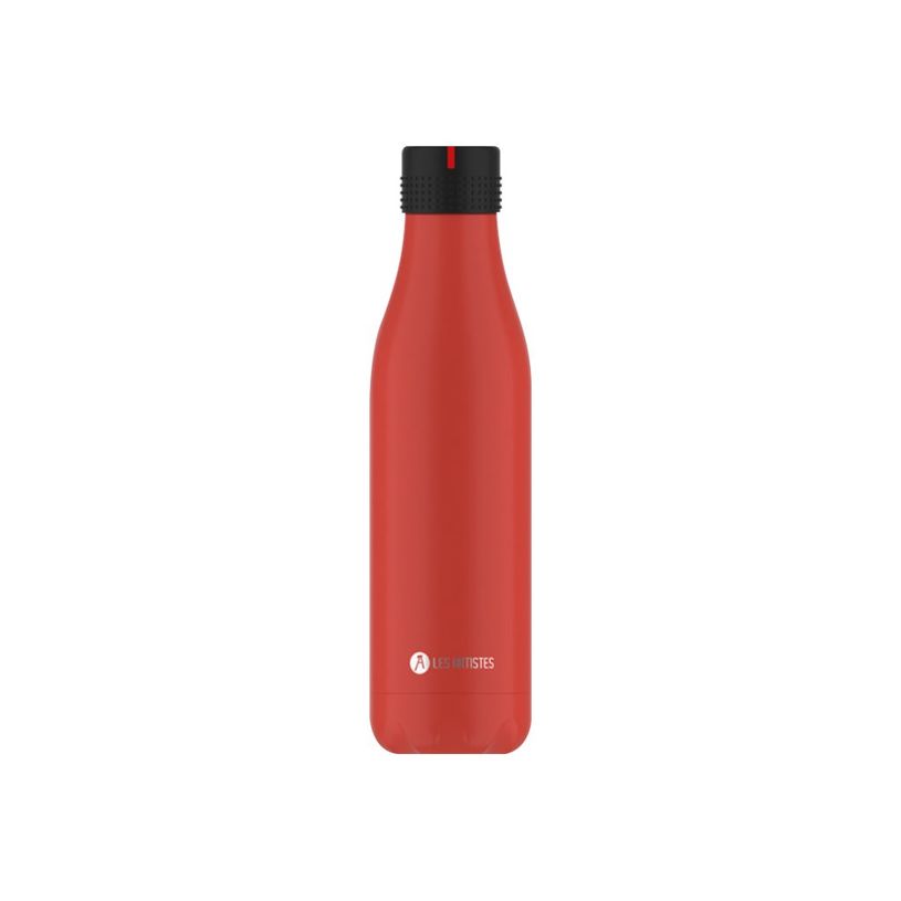 3614300022326-Les Artistes Paris - Gourde Bouteille isotherme 750 ml - rouge - acier inoxydable-P_405133507_1-0