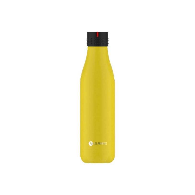 3614300042362-Les Artistes Paris - Gourde Bouteille isotherme 750 ml - jaune - acier inoxydable-P_405133527_1-0