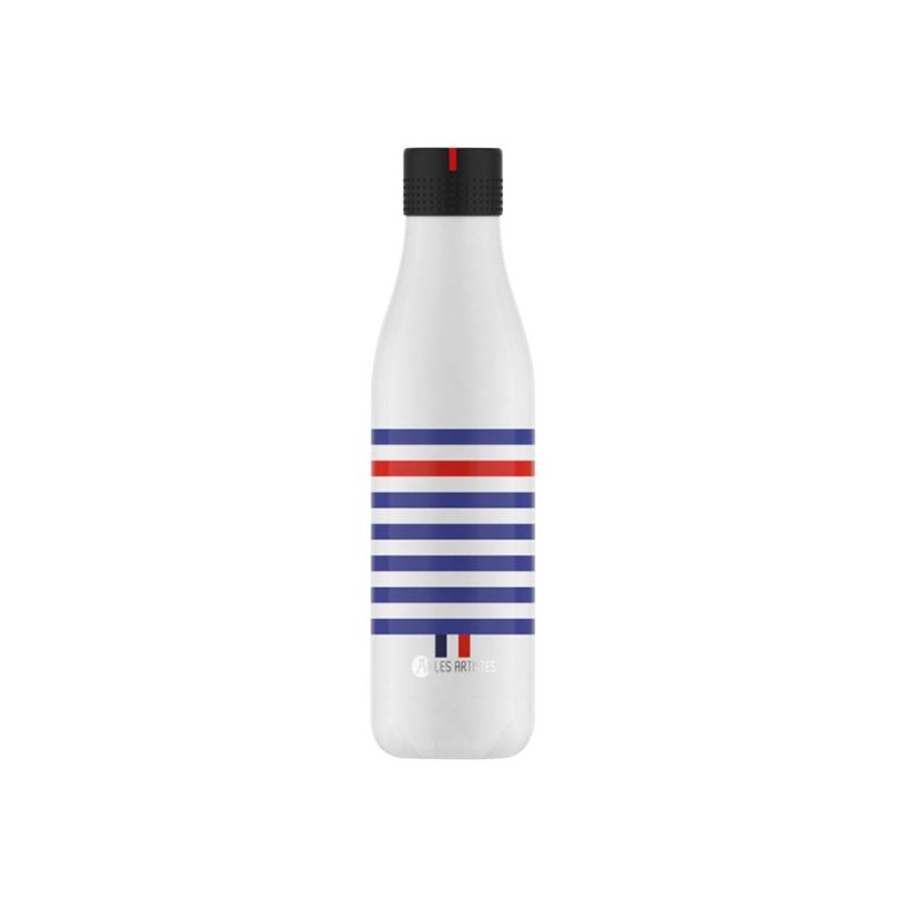 3614300042485-Les Artistes Paris - Gourde Bouteille isotherme 750 ml - Sailor bleu/blanc/rouge - acier i-P_405133552_1-0