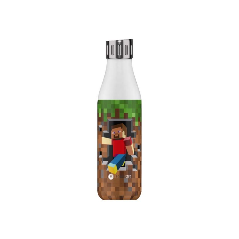 3614300043208-Les Artistes Paris - Gourde Bouteille isotherme 500 ml - Gamer - acier inoxydable-P_405133565_1-0