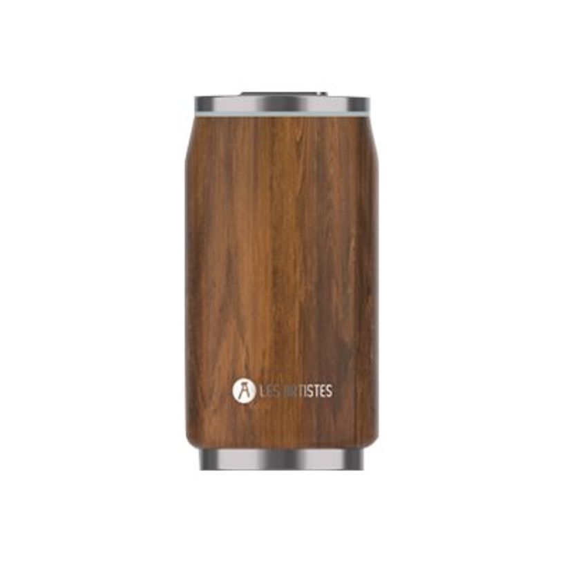 3614300018794-Les Artistes Paris - Canette isotherme - bois - 280 ml - acier inoxydable-P_405133611_2-1