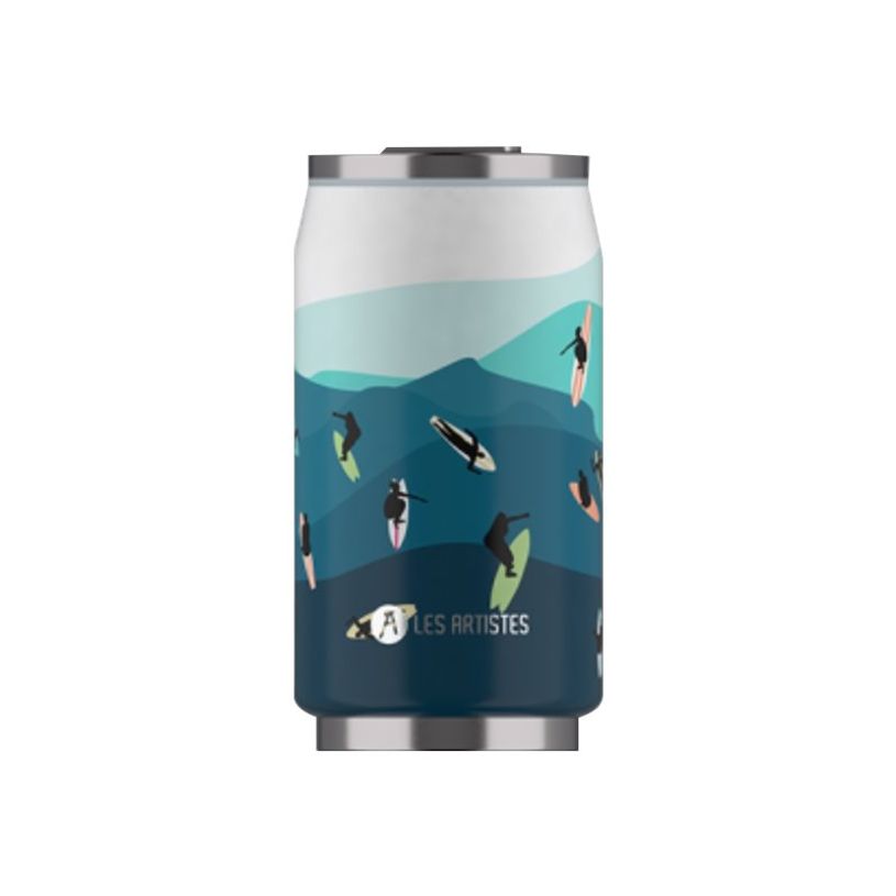 3614300043109-Les Artistes Paris - Canette isotherme - surf - 280 ml - acier inoxydable-P_405133618_1-0