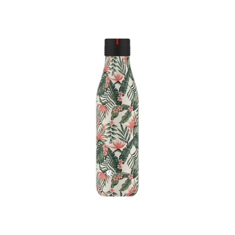 3614300089251-Les Artistes Paris - Gourde Bouteille isotherme 750 ml - Palmiers - acier inoxydable-P_405133629_1-0