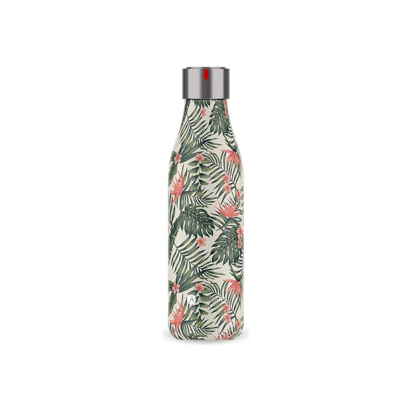 3614300081255-Les Artistes Paris - Gourde Bouteille isotherme 500 ml - Palmiers - acier inoxydable-P_405133630_2-1