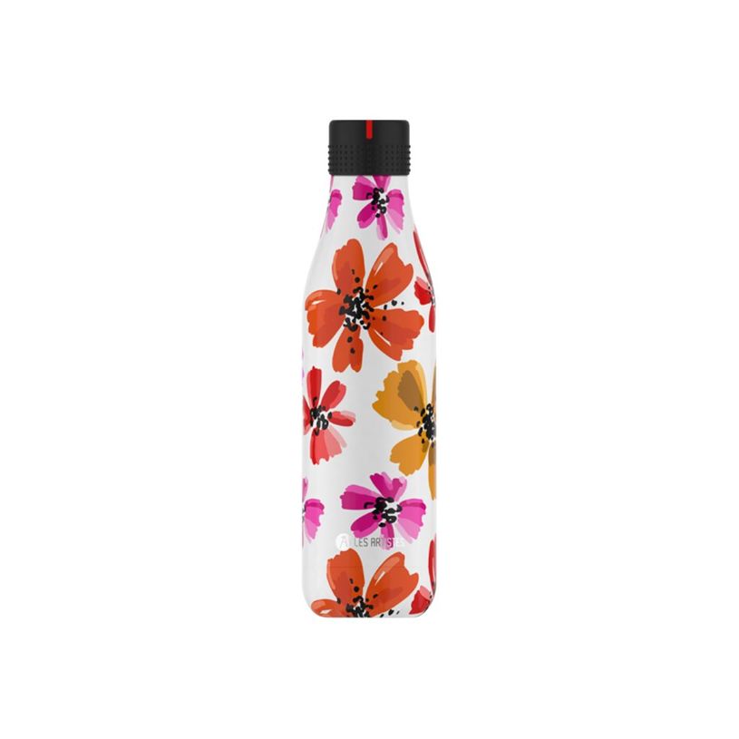 3614300089756-Les Artistes Paris - Gourde Bouteille isotherme 750 ml - Petals - acier inoxydable-P_405133642_1-0