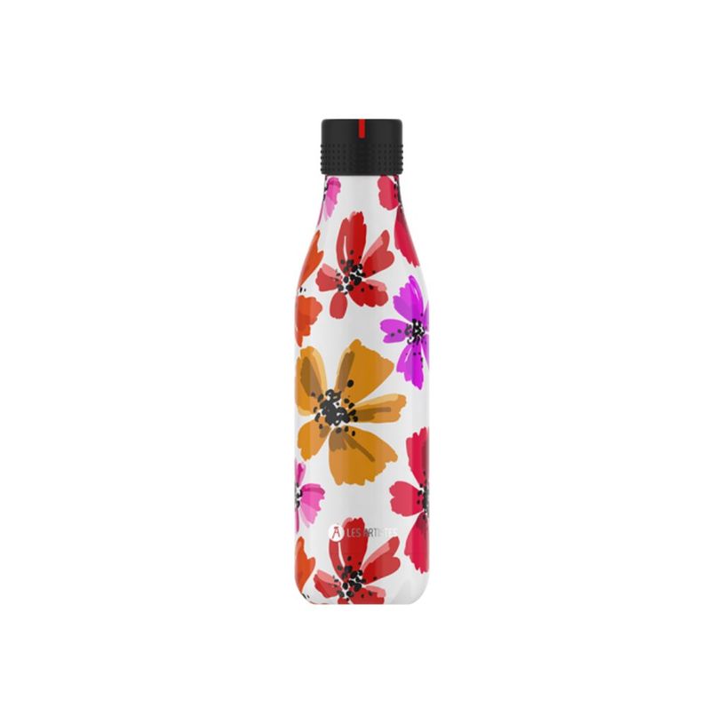 3614300081750-Les Artistes Paris - Gourde Bouteille isotherme 500 ml - Petals - acier inoxydable-P_405133643_1-0