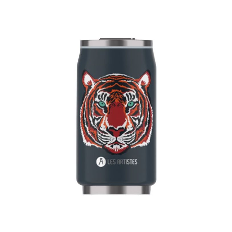 3614300042652-Les Artistes Paris - Canette isotherme - tigre - 280 ml - acier inoxydable-P_405133653_1-0