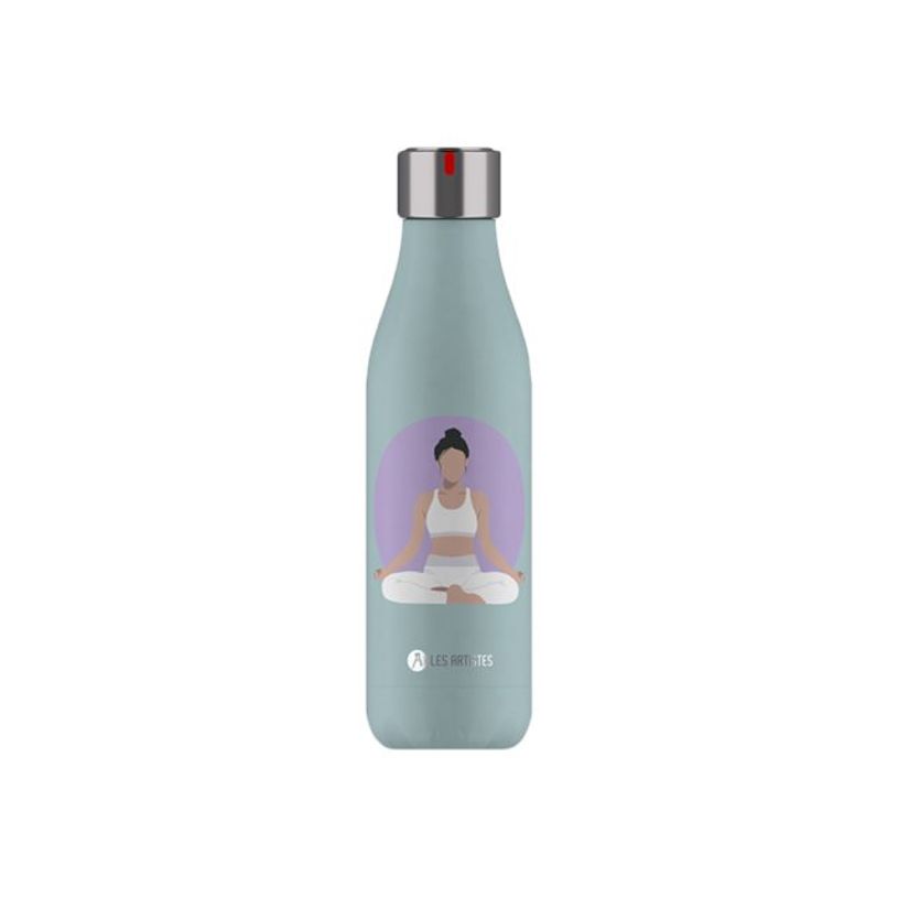 3614300043062-Les Artistes Paris - Gourde Bouteille isotherme 500 ml - Wellness - acier inoxydable-P_405133662_2-1
