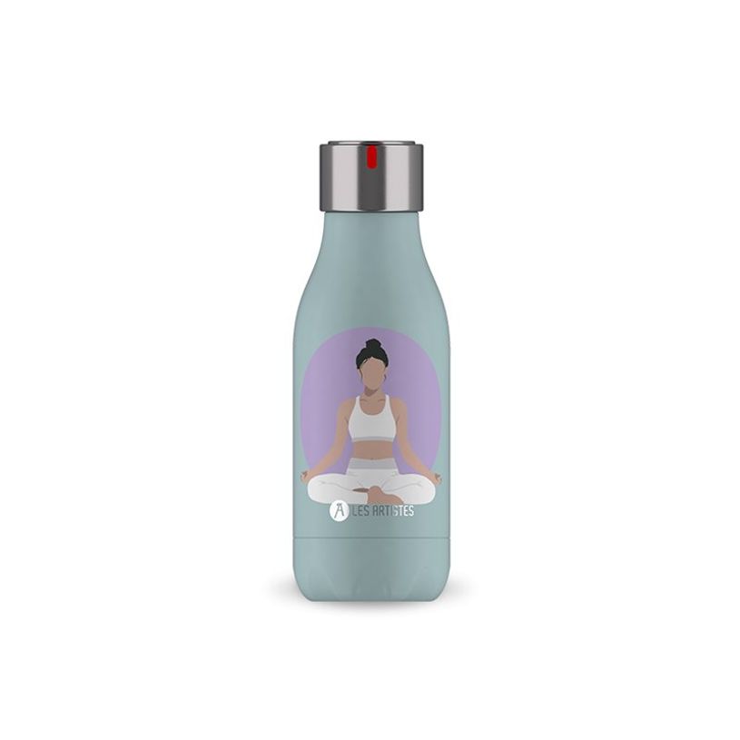 3614300043079-Les Artistes Paris - Gourde Bouteille isotherme 280 ml - Wellness - acier inoxydable-P_405133663_3-1