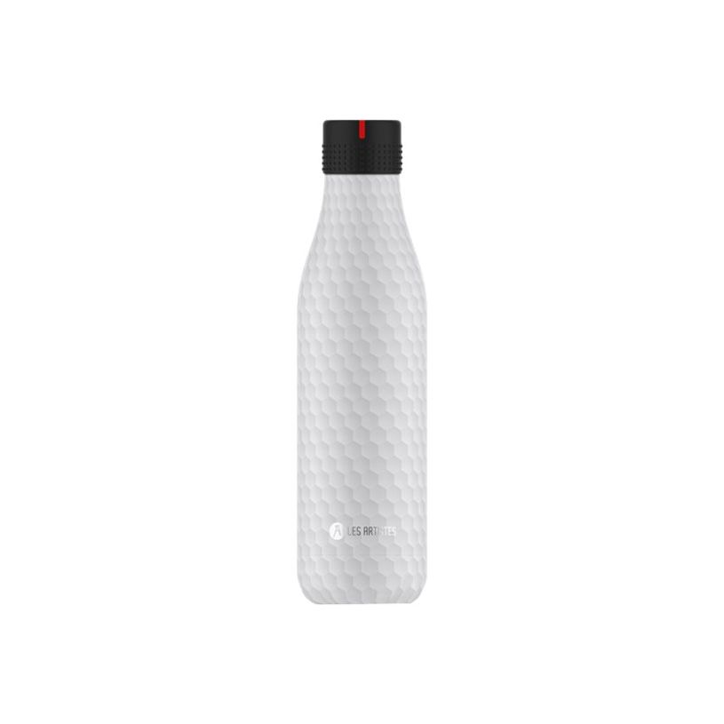3614300089442-Les Artistes Paris - Gourde Bouteille isotherme 750 ml - blanc nid d'abeilles - acier inox-P_405133669_1-0