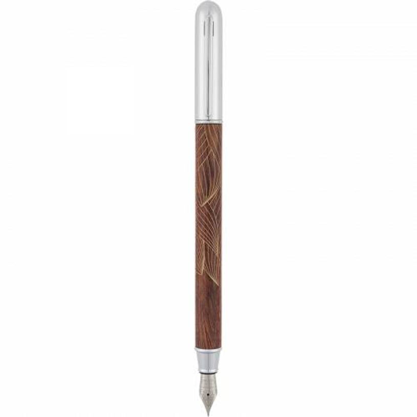 3664447124582-Oberthur Canopée - Stylo plume bois de rose-P_405133733_1-0