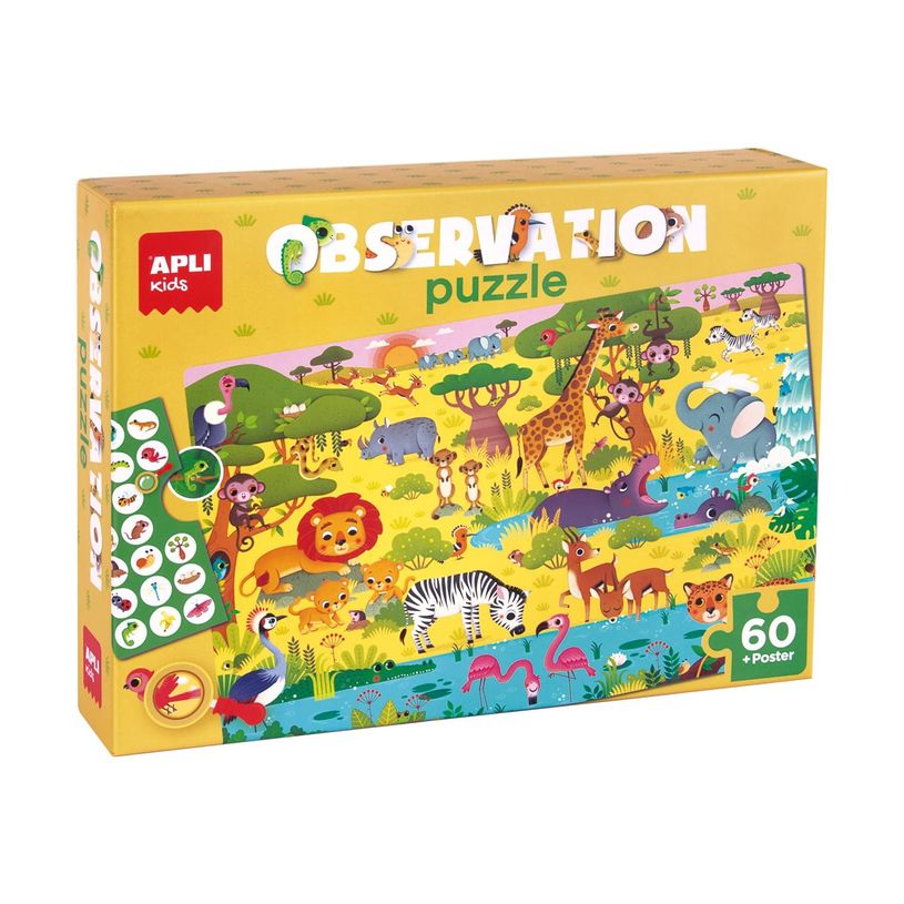 8410782192213-APLI kids - Puzzle junior - 60 pièces - Observation-P_405133977_2-2
