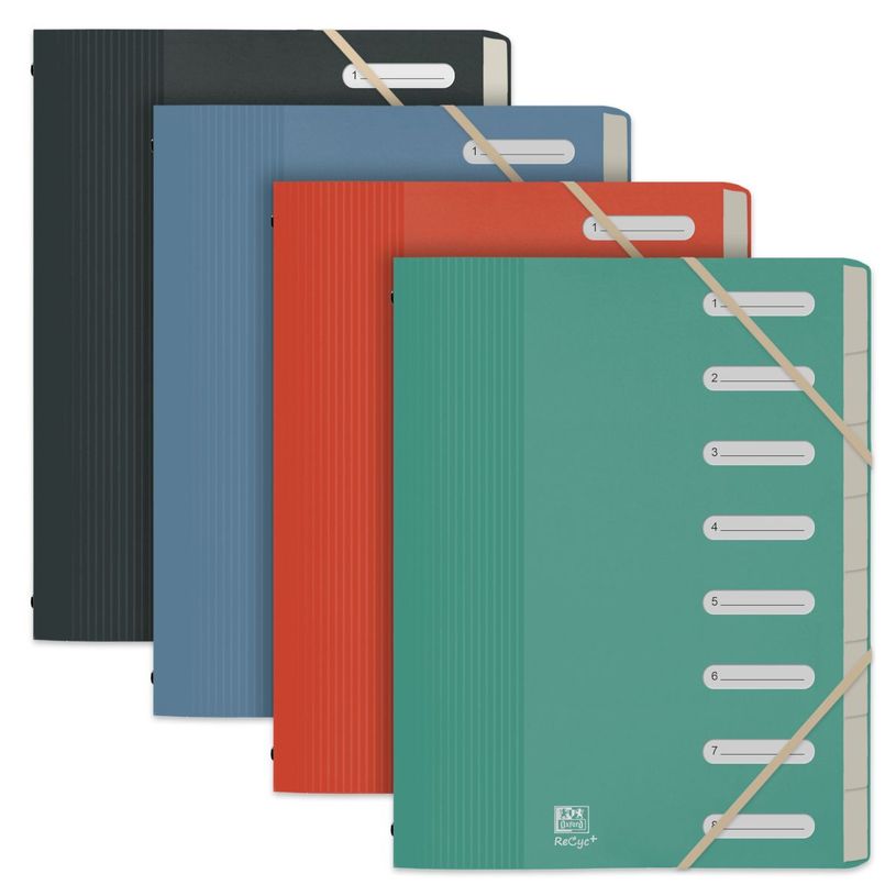 3020120181554-Oxford School Life Recyc+ - Trieur polypro 8 positions - A4 - disponible dans différentes couleurs--0