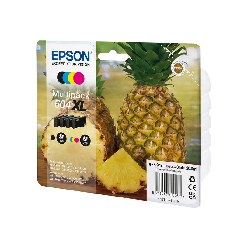 8715946708065-Epson 604XL Ananas - pack de 4 - noir, jaune, cyan, magenta - cartouche d'encre originale-P_405134460_6-4