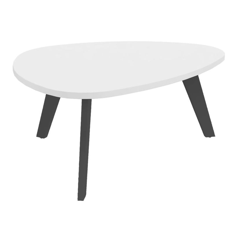 3253310179820-Table basse galet - L100xH42xP90/80 - pied carbone - plateau blanc-P_405134556_1-0