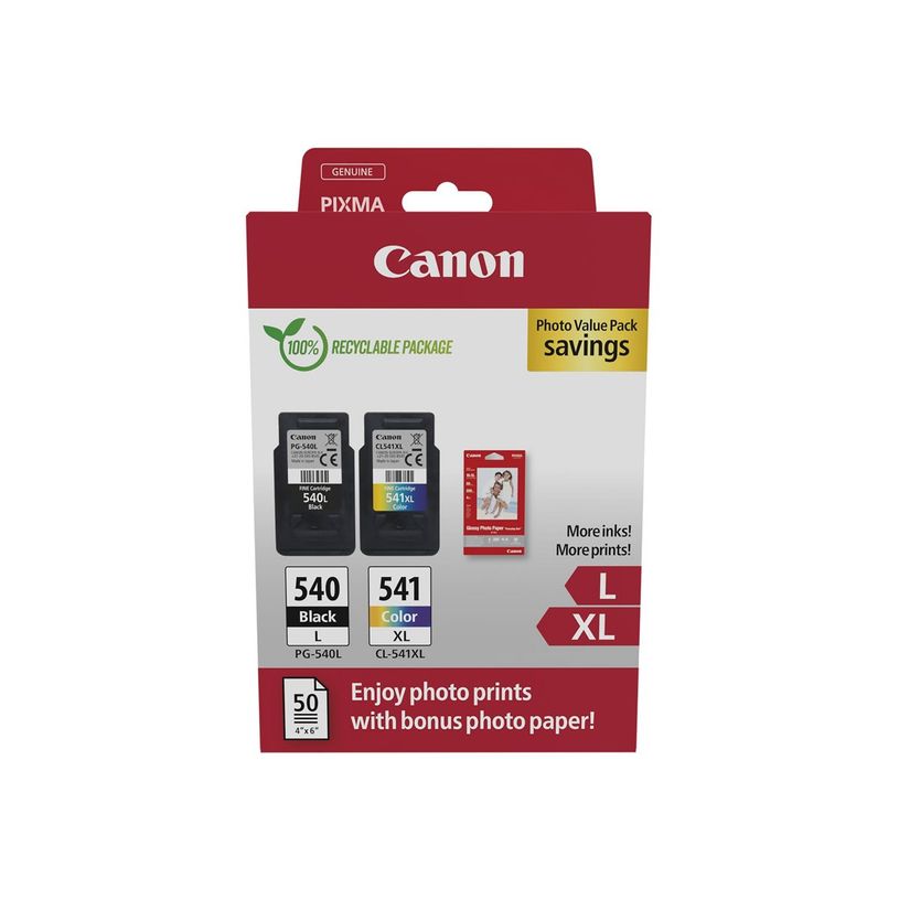 08714574669540-Canon PG-540L/CL-541XL - Pack de 2 - noir, couleur (cyan, magenta, jaune) - cartouche d'e-P_405134577_2-1