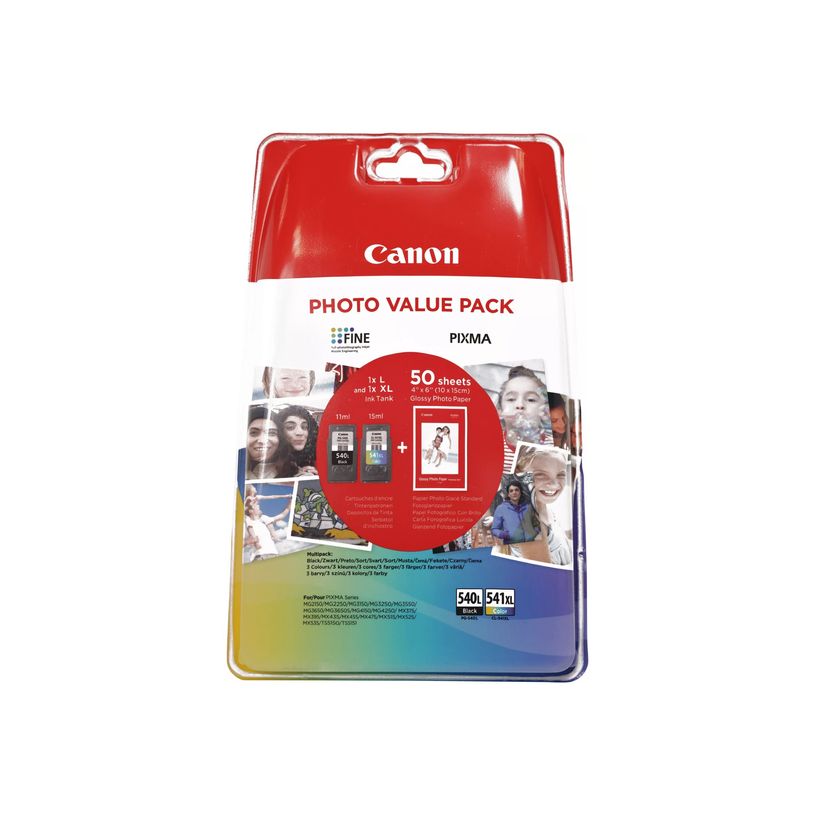 8714574679341-Canon PG-540L/CL-541XL - Pack de 2 - noir, couleur (cyan, magenta, jaune) - cartouche d'en-P_405134586_4-2