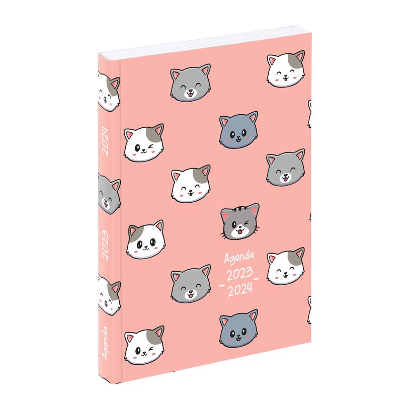 3135250995251-Agenda Cats 1 jour par page - 12 x 17 cm - disponible dans différentes couleurs - Viquel-P_405134668_2-1