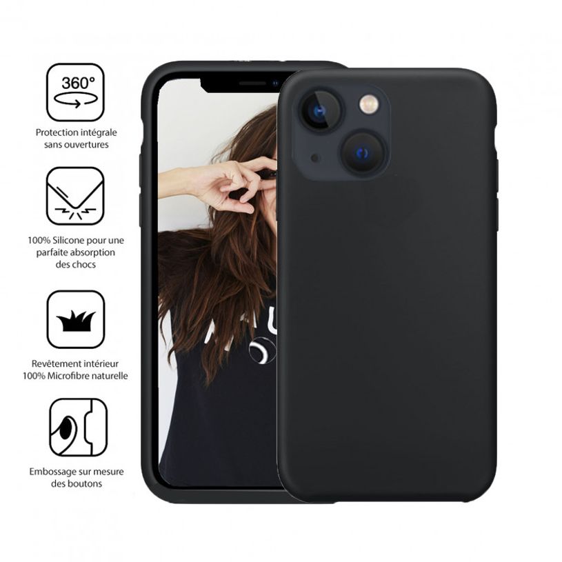 3701263519250-JAYM CLASSIC - coque de protection pour iPhone 14Pro Max - noir-P_405134722_3-2