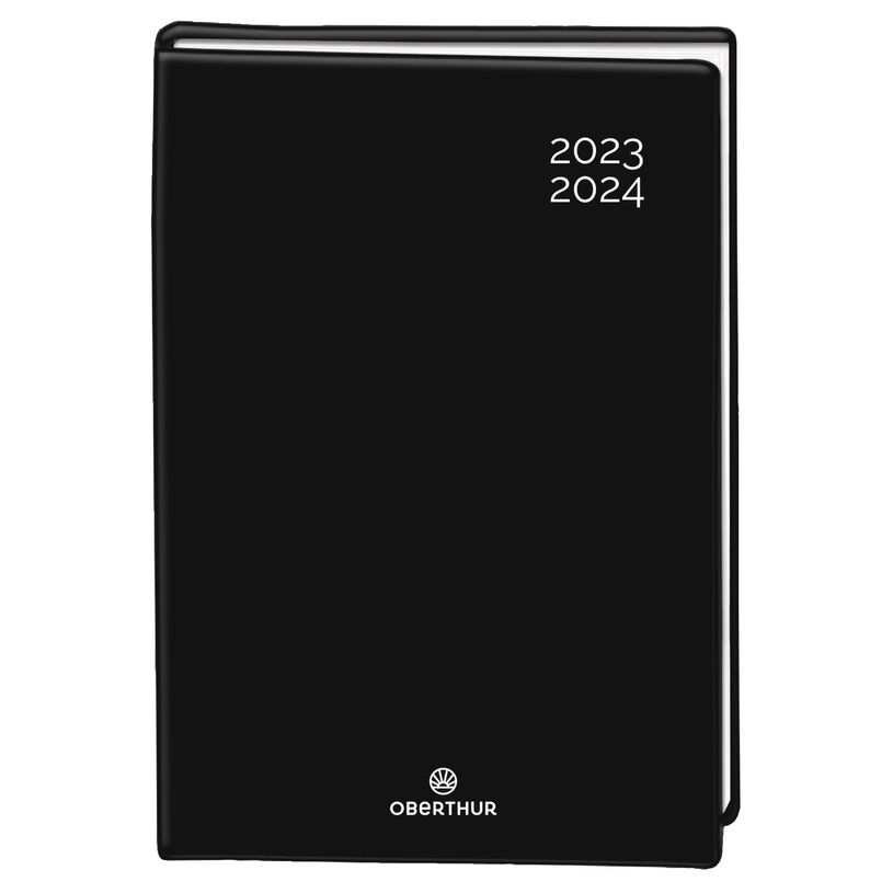 3664447152202-Agenda noir Exclusivité Bureau Vallée - 1 jour par page - 12 x 17 cm - Oberthur-P_405134892_1-0