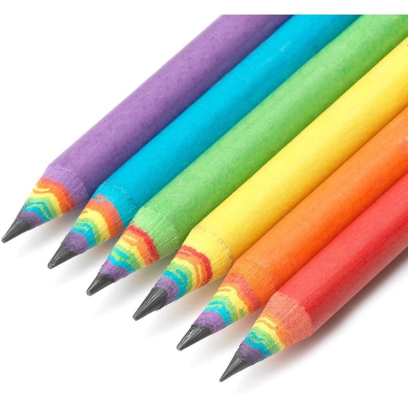 8054117621346-Legami – Lot de 6 Crayons à Papier HB – Happiness for Everyday--1