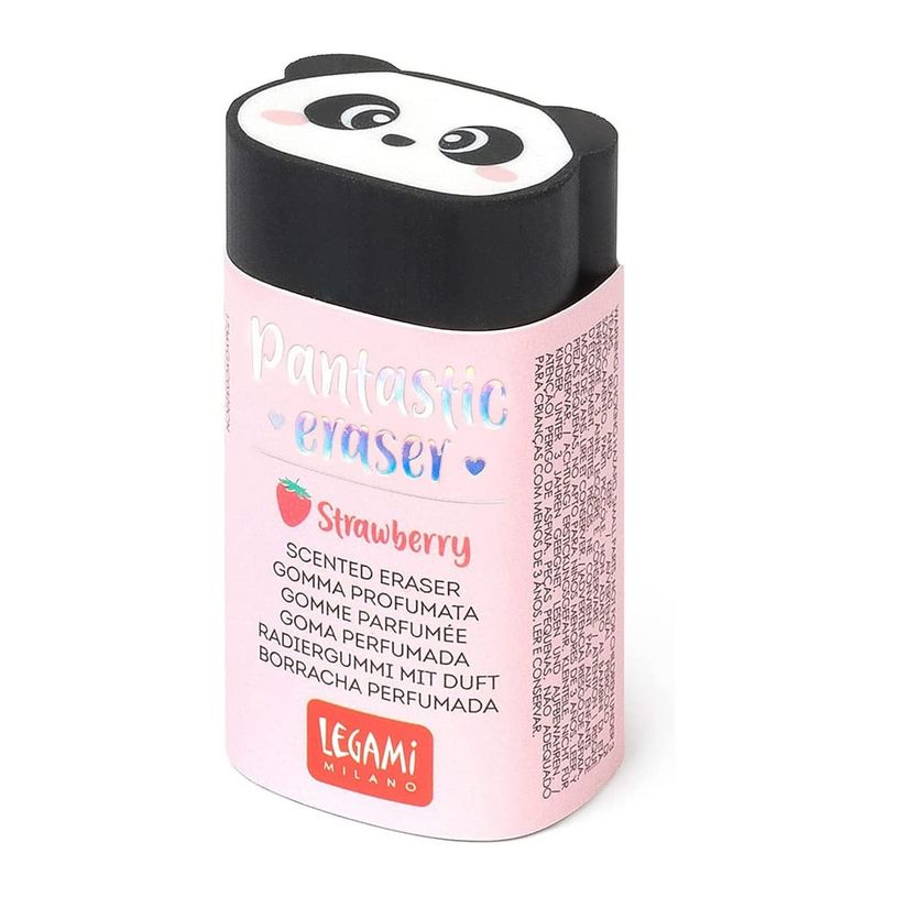 8054117628192- Legami – Gomme Parfumée Pantastic Panda – Fraise--0