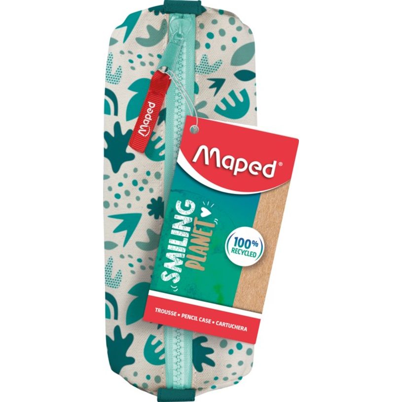 3154149361007-Maped Smiling Planet - Trousse 1 compartiment - polyester recyclé-P_405137031_1-0