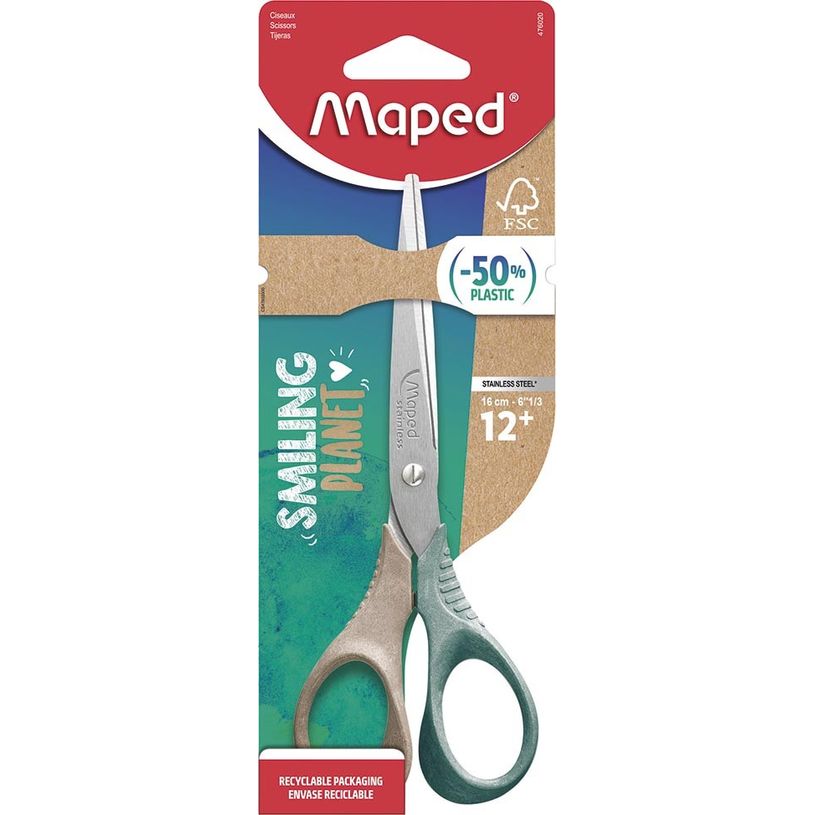 3154144760201-Maped Smiling Planet - Ciseaux Shape 16 cm - disponible dans différentes couleurs - en bo-P_405137042_1-0