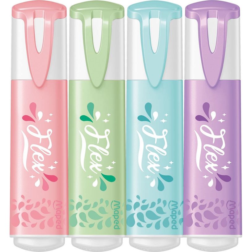 3154147403082-Maped Fluo'peps Flex Pastel - Pack de 4 surligneurs - couleurs assorties-P_405137047_2-1