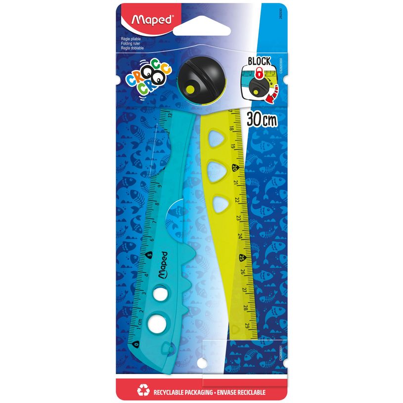 3154142820303-Maped Croc Croc - Règle pliable - 15 cm - disponible dans différentes couleurs-P_405137063_2-1