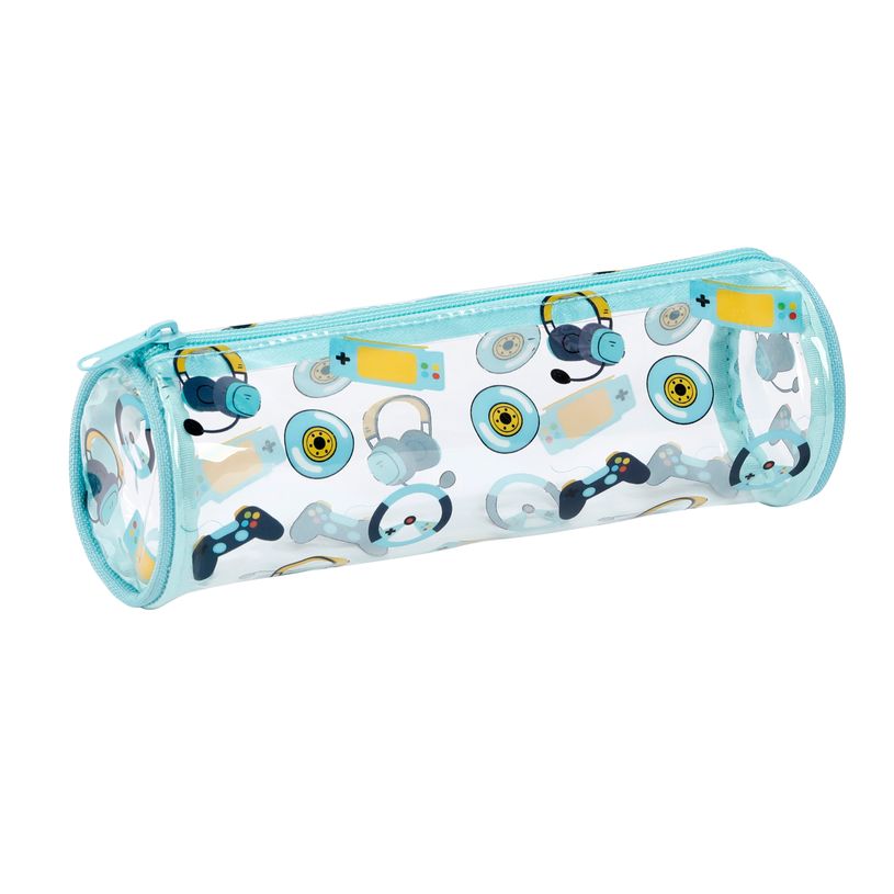 3135250995329-Trousse ronde Gamer - 1 compartiment - 2 modèles disponibles - Viquel-P_405137109_2-1