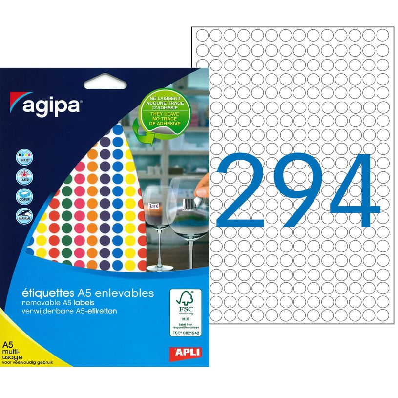 3270241018257-Apli Agipa - Etui A5 - 1764 Pastilles adhésives enlevables - couleurs assorties - diamèt-P_405137249_1-0