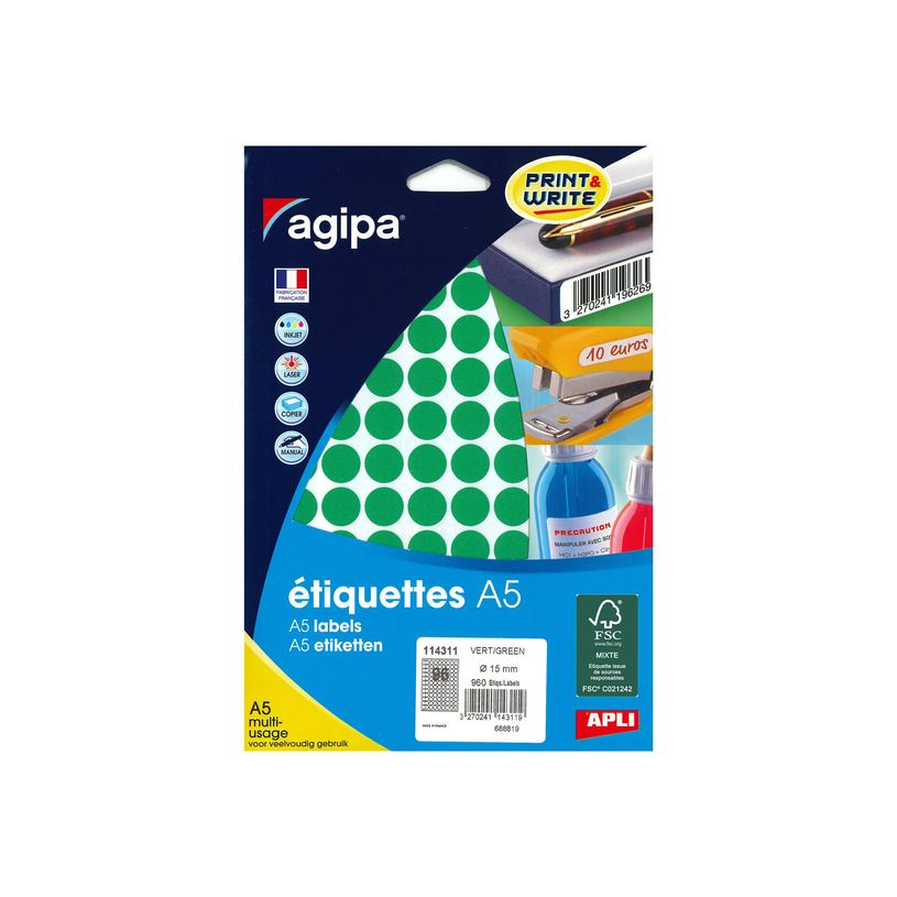 3270241143119-Apli Agipa - Etui A5 - 960 Pastilles vertes - diamètre 15 mm - réf 114311-P_405137259_1-2