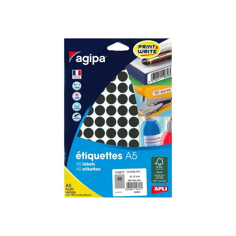 3270241143171-Apli Agipa - Etui A5 - 960 Pastilles noires - diamètre 15 mm - réf 114317-P_405137265_1-1