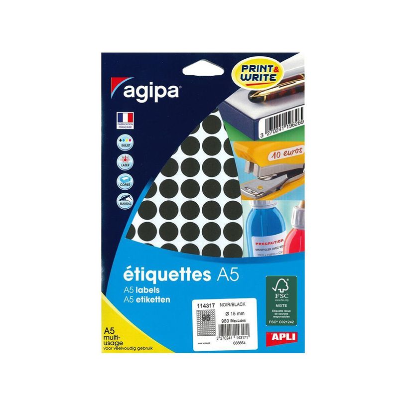 3270241143171-Apli Agipa - Etui A5 - 960 Pastilles noires - diamètre 15 mm - réf 114317-P_405137265_2-0