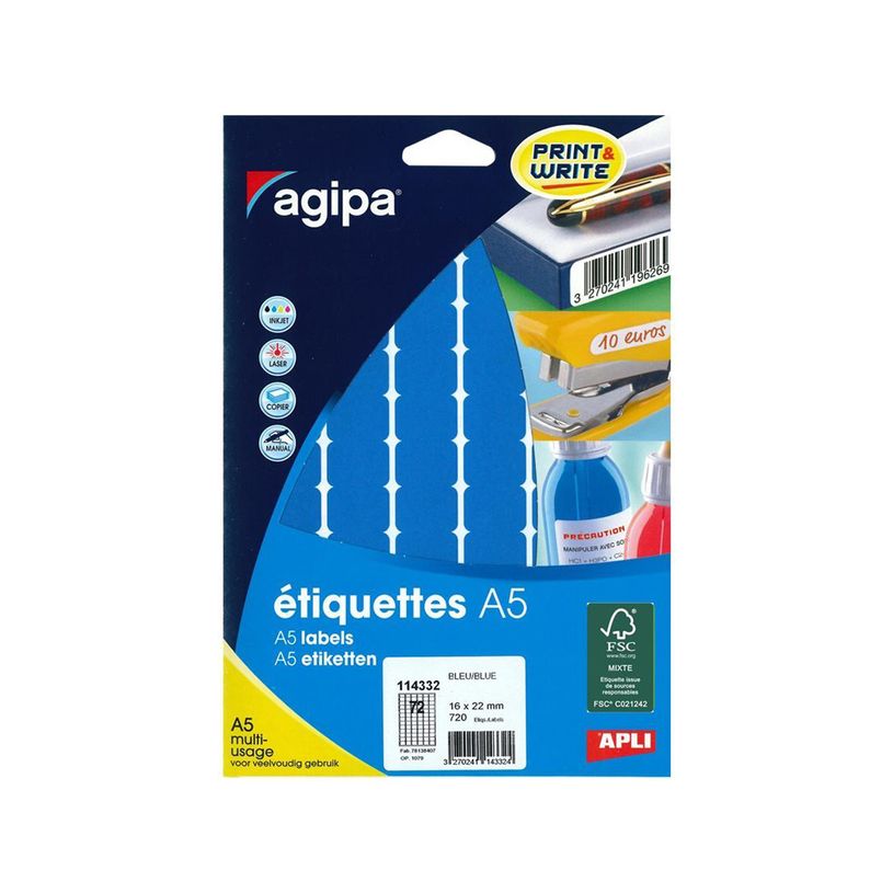 3270241143324-Apli Agipa - Etui A5 - 720 Étiquettes bleues multi-usages - 16 x 22 mm - réf 114332-P_405137275_3-0