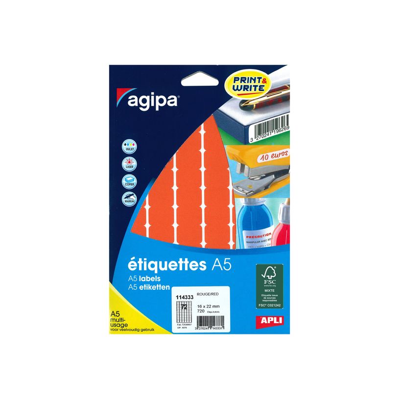 3270241143331-Apli Agipa - Etui A5 - 720 Étiquettes rouges multi-usages - 16 x 22 mm - réf 114333-P_405137276_1-2