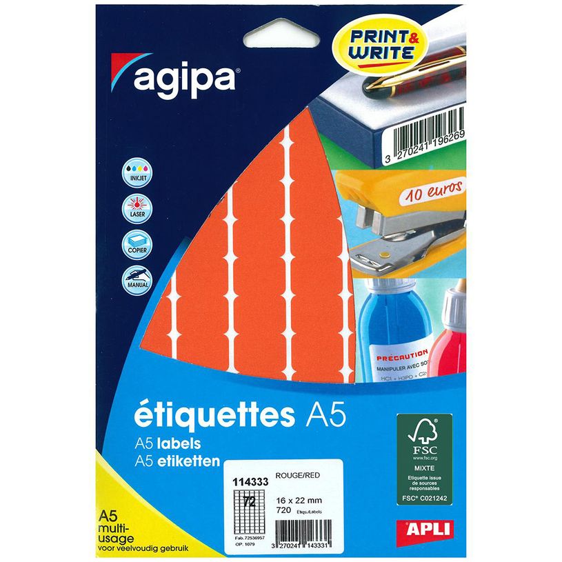 3270241143331-Apli Agipa - Etui A5 - 720 Étiquettes rouges multi-usages - 16 x 22 mm - réf 114333-P_405137276_3-1