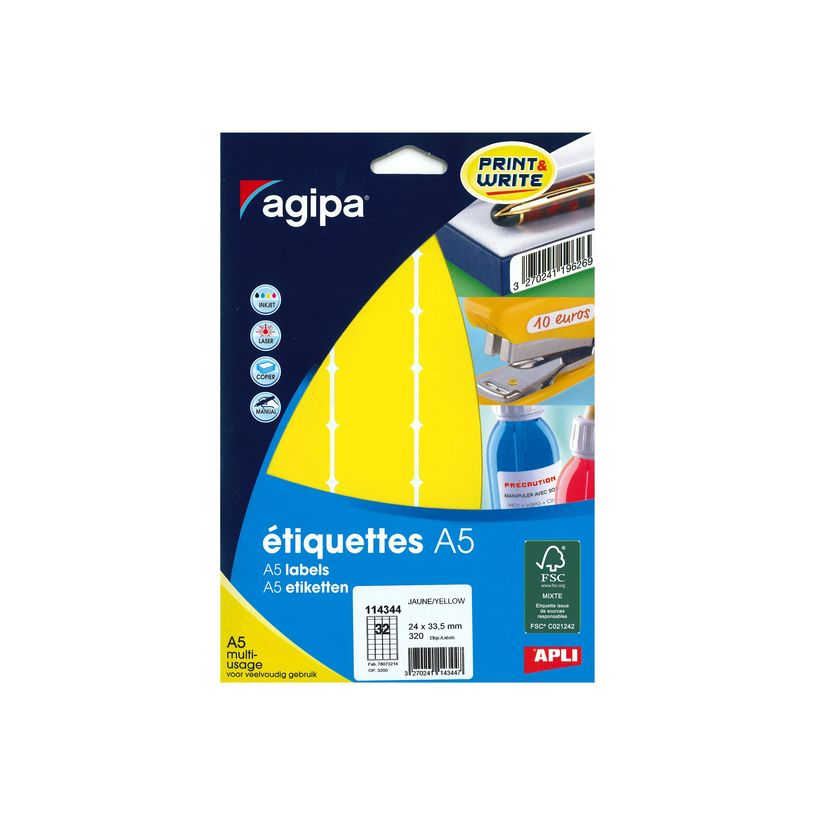3270241143447-Apli Agipa - Etui A5 - 320 Étiquettes jaunes multi-usages - 24 x 33,5 mm - réf 114342-P_405137281_1-1