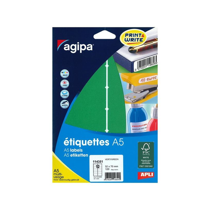 3270241143515-Apli Agipa - Etui A5 - 120 Étiquettes vertes multi-usages - 32 x 70 mm - réf 114351-P_405137282_3-0